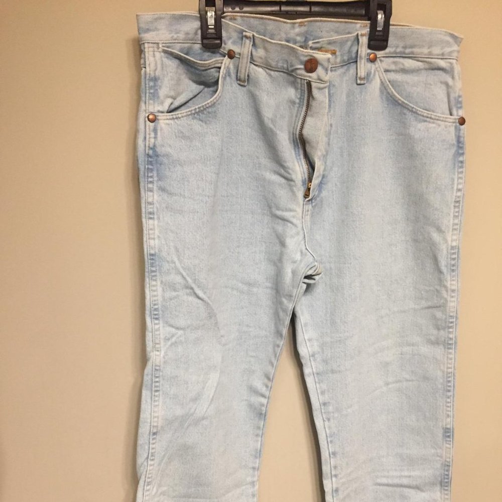 Wrangler Men 34x30 JeansBleach Cowboy Original cut